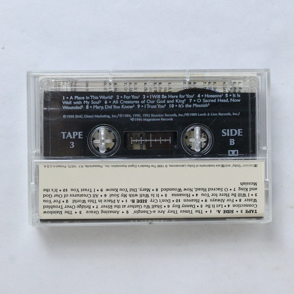 Reader's Digest I Believe 1988 Cassette Tape - Inspirational Music