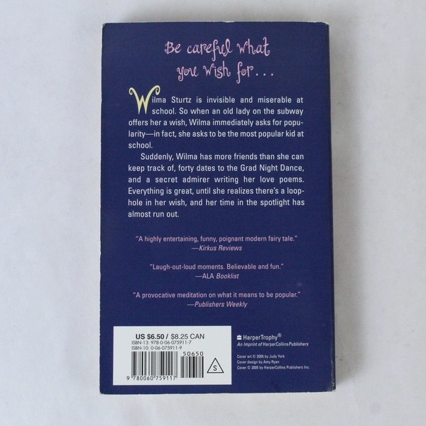 The Wish By Gail Carson Levine 2005 HarperCollins Publishers Paperback