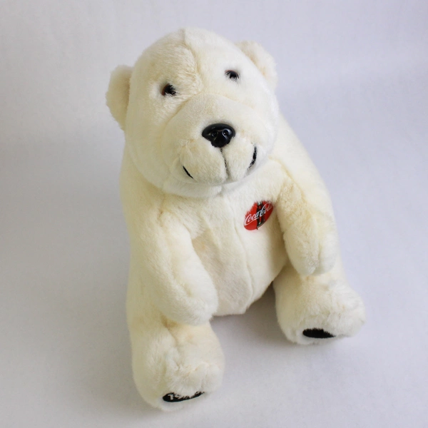 Lot of 4 Medium to Large Coca-Cola Plush Collection Polar Bears Flawed