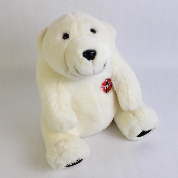 Lot of 4 Medium to Large Coca-Cola Plush Collection Polar Bears Flawed