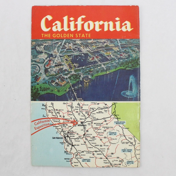 Original Vintage 1950's California The Golden State Souvenir Book