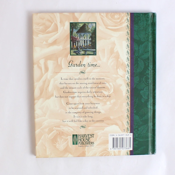 Time Began in a Garden by Emilie Barnes 1995 Harvest House Hardcover