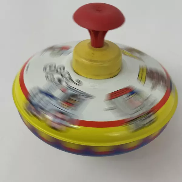 Vintage Ohio Art Zoo Pattern Metal Top With Plastic Handle 304G189