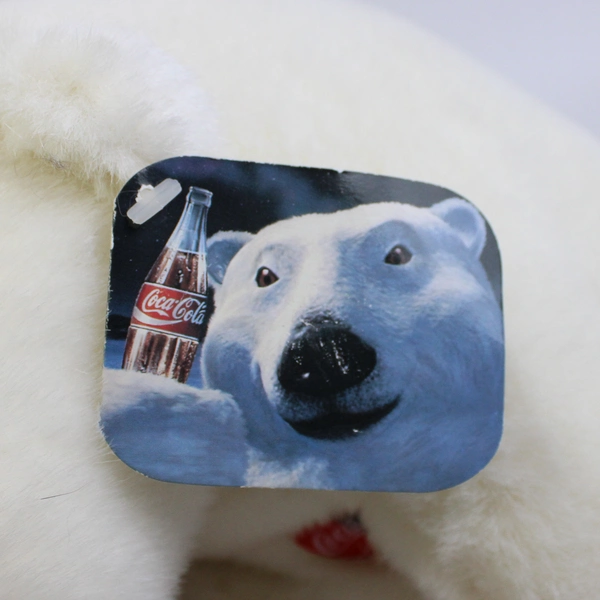 1993 Coca-Cola Polar Bear Plush Toy #370 With Tag 11"