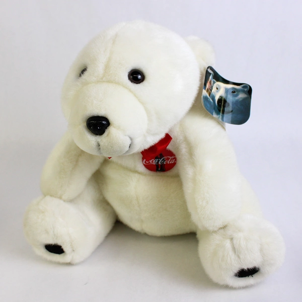 Lot of 3 Small to Medium Coca-Cola Polar Bear Plush Toys