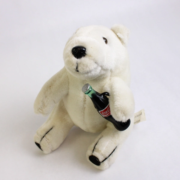Lot of 3 Small to Medium Coca-Cola Polar Bear Plush Toys