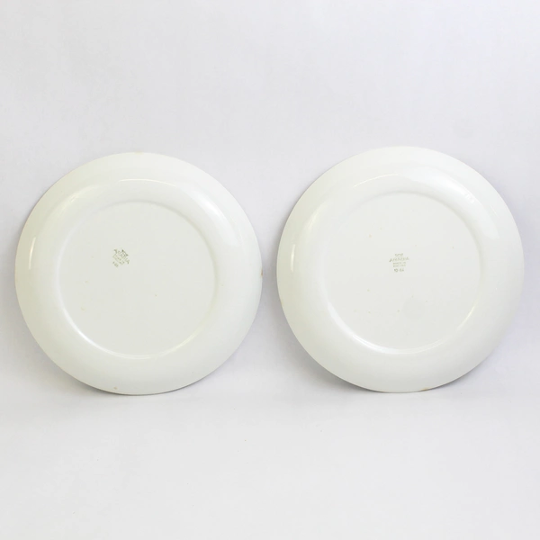 Set of 2 1960s Vintage Arabia Finland Matin Matka 7.5" Children’s Plate Rare