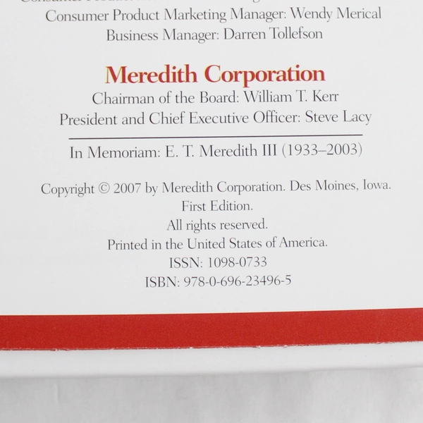 Better Homes and Gardens Celebrate the Season 2007 Meredith Books Hardcover