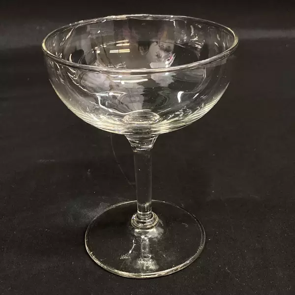 Lot of 3 Crystal Champagne Glasses