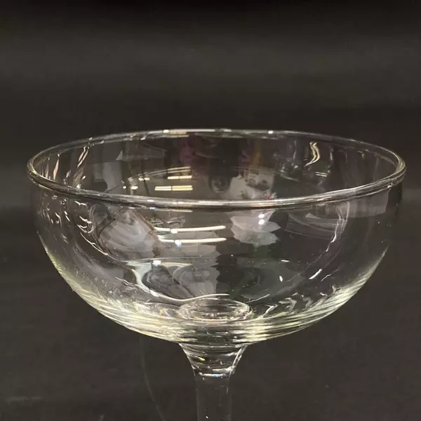 Lot of 3 Crystal Champagne Glasses