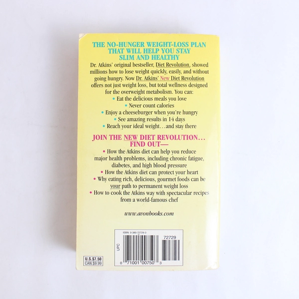 Dr. Atkins' New Diet Revolution by Robert C. Atkins 1999 Paperback