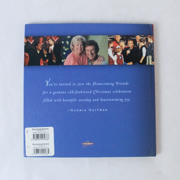 A Christmas Homecoming by Bill & Gloria Gaither 2001 Hardcover - Good Condition