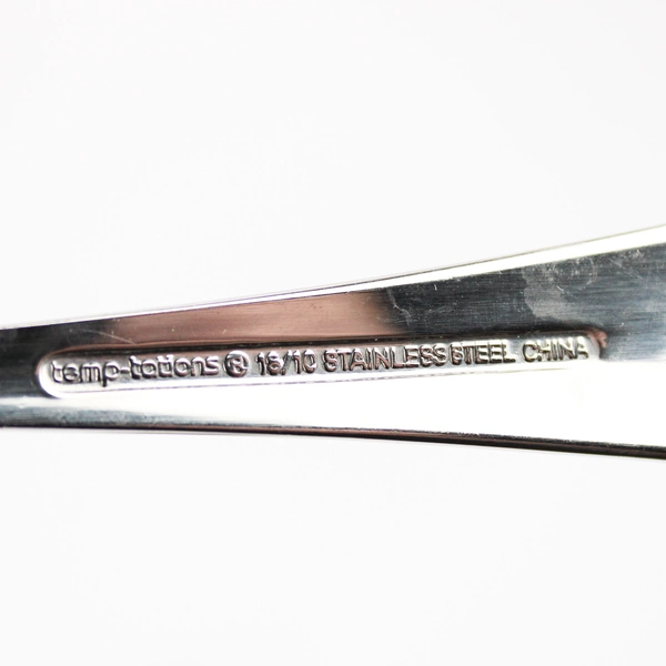 3 Pc Temp-Tations Old World Floral-Round Tip Stainless Steel Serving Utensils