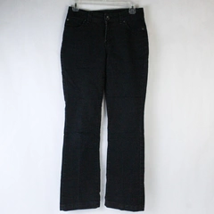 Nine West Bootcut Jeans Women's Size 2 Faded Black Denim, Modified Hem