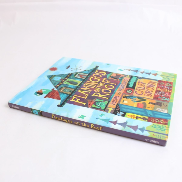 Flamingos on the Roof Poems and Paintings by Calef Brown 2006 Hardcover