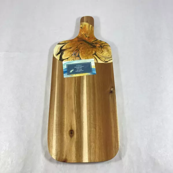 Artfelysa Handmade Acrylic Art Wood Bread Board Elysa Miles