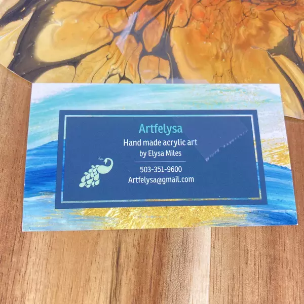 Artfelysa Handmade Acrylic Art Wood Bread Board Elysa Miles