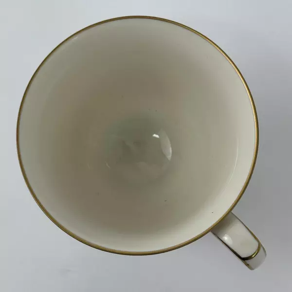 Vtg Noritake Devotion China Tea Cup & Saucer Set 7271 Taupe Roses White Leaves