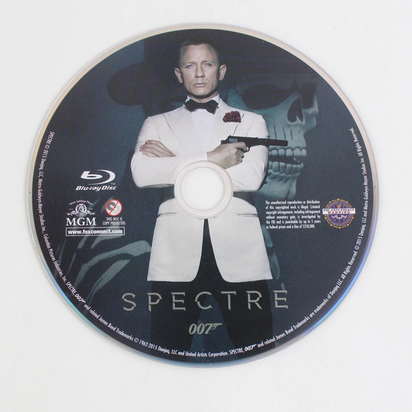 Spectre Blu-ray 2015 007 Directed By Sam Mendes