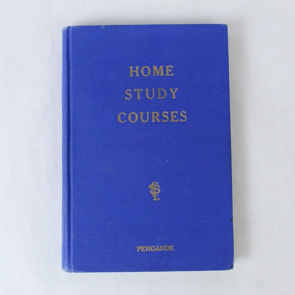 Home Study Courses 1935 Hardcover 2nd Edition Pergande - Pre-Owned