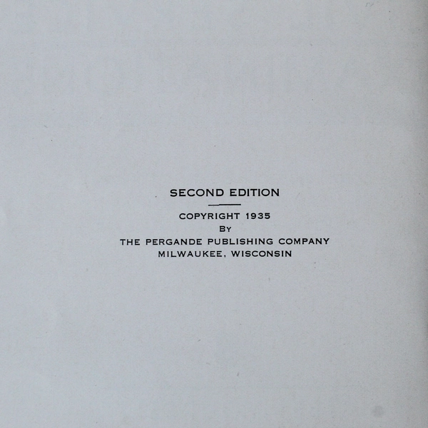 Home Study Courses 1935 Hardcover 2nd Edition Pergande - Pre-Owned