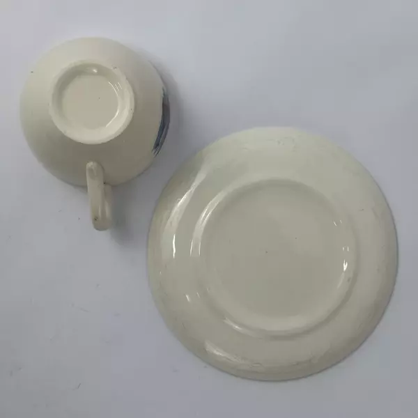 Vintage San Francisco Porcelain Souvenir Cup & Saucer Set Golden Gate Bridge