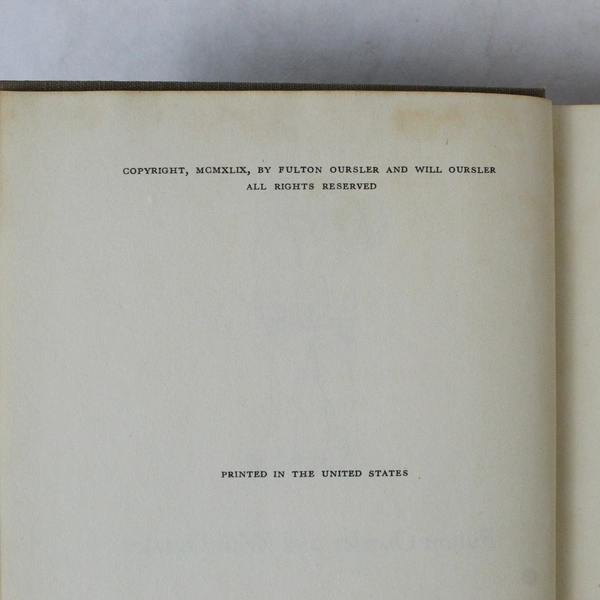 Father Flanagan Of Boys Town 1949 Hardcover Book