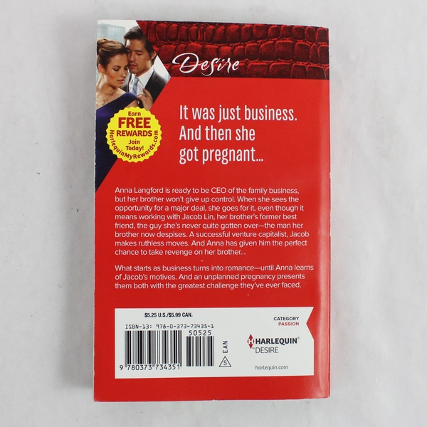 Harlequin Desire Pregnant By The Rival CEO by Karen Booth 2016 Paperback