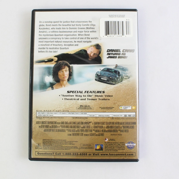 Quantum of Solace DVD 2008 MGM 90th Anniversary Directed By Marc Forster
