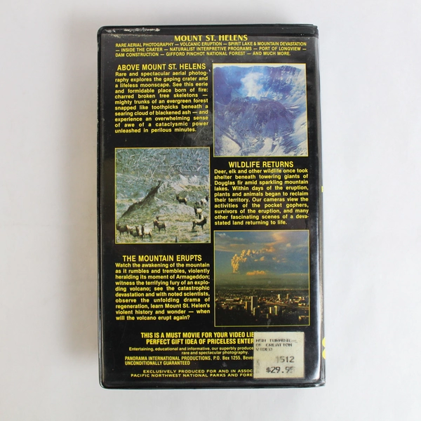 Mount St. Helens: The Turmoil Of Creation Continues VHS Documentary