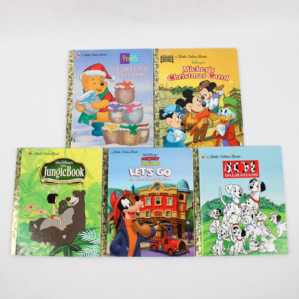 Lot of 5 Vintage Disney Little Golden Books Board Book 1998 - 2003