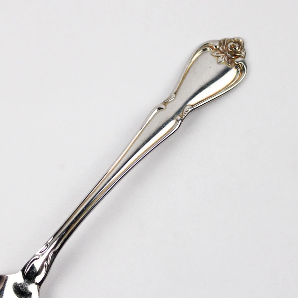 Lot Of 4 Oneida Arbor Rose-True Rose Stainless Steel Place/Oval Soup Spoon