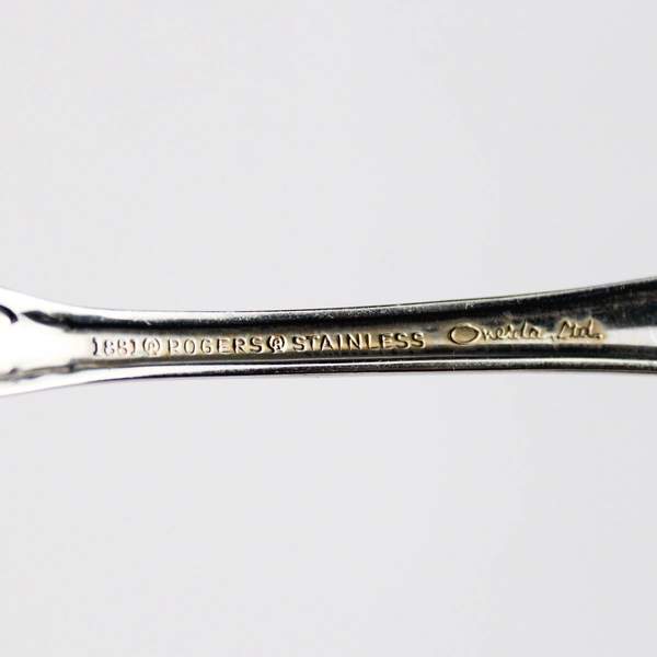 Lot Of 4 Oneida Arbor Rose-True Rose Stainless Steel Place/Oval Soup Spoon