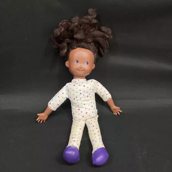 1987 Avon Color Snaps Courtney African American Plush And Plastic Doll 14 Inch