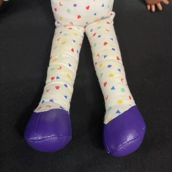 1987 Avon Color Snaps Courtney African American Plush And Plastic Doll 14 Inch