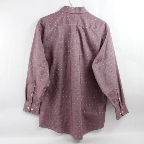 Stafford Travel Mauve Button-Down Shirt Men's Size 16 1/2 32-33