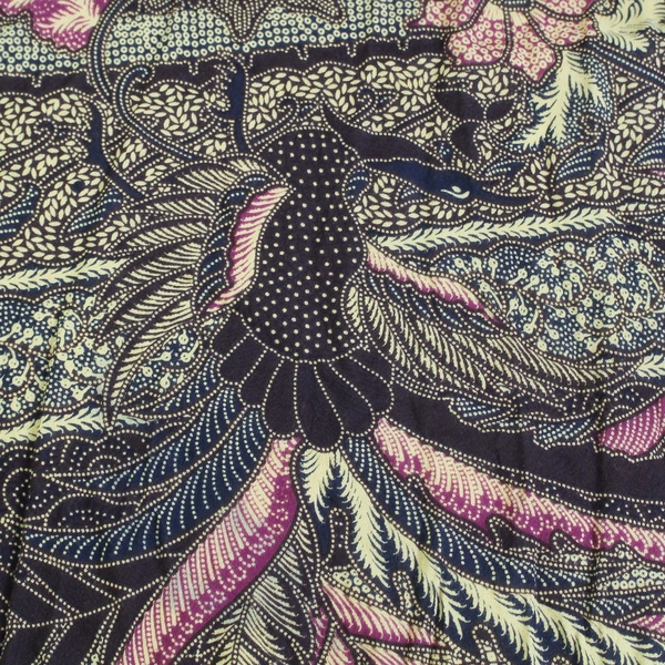 Unbranded Brown Green & Pink Tropical Floral Print Knee-Length Dress Women's Sm