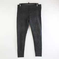 Matty M Dark Gray Snakeskin Pattern Leggings Women's Size Medium