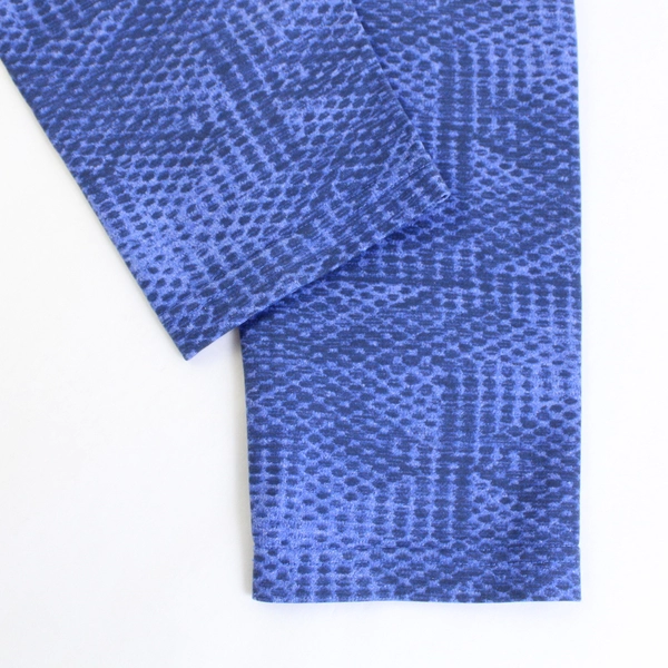 Tuff Athletics Blue Snakeskin Pattern Women's Leggings Medium Activewear