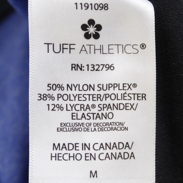 Tuff Athletics Blue Snakeskin Pattern Women's Leggings Medium Activewear