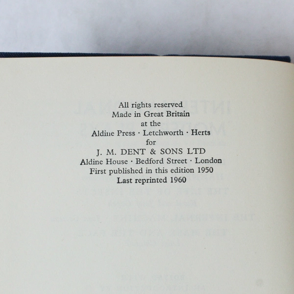 International Modern Plays Edited by Anthony Dent 1960 Vintage Hardcover 