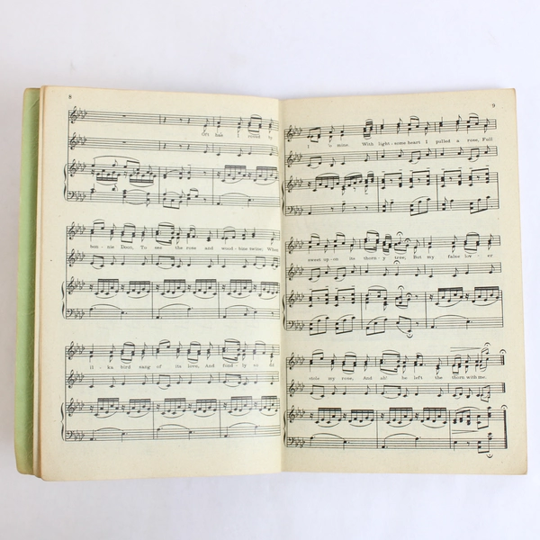 Program Choruses The Green Book by Hall & McCreary Company 1930