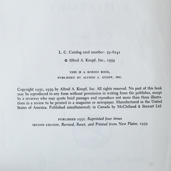 Twentieth Century Europe by CE Black and EC Helmreich 1959 HC Alfred A Knopf