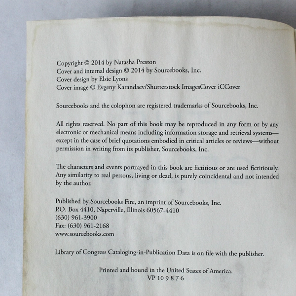 The Cellar by Natasha Preston 2014 Paperback - Pre-Owned Condition