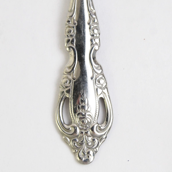 Lot Of 7 Oneida Silver Brahms (Stainless) Medium Solid Cold Meat Serving Fork