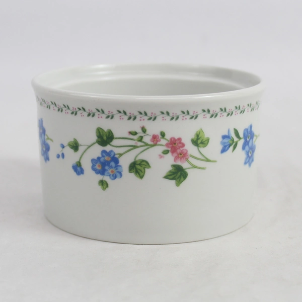 Farberware Sugar Bowl English Garden 225A Vintage Stoneware 1993 W/out Lid