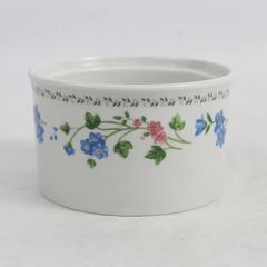 Farberware Sugar Bowl English Garden 225A Vintage Stoneware 1993 W/out Lid