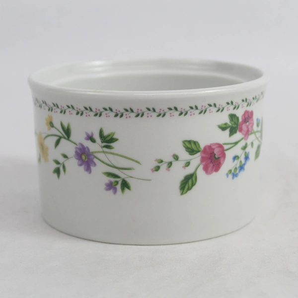 Farberware Sugar Bowl English Garden 225A Vintage Stoneware 1993 W/out Lid