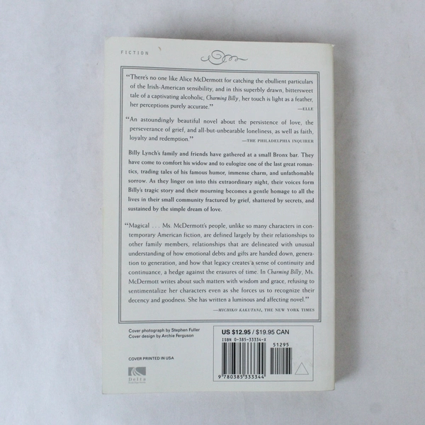 Charming Billy Alice McDermott 1999 Paperback Random House