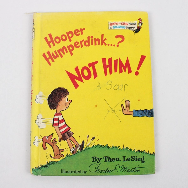Vintage Hooper Humperdink Not Him by Theo LeSieg 1976 Hardcover